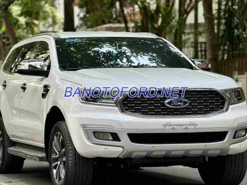 Cần bán gấp Ford Everest Titanium 2.0L 4x2 AT đời 2020, màu Trắng