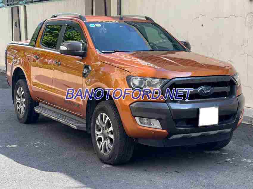 Bán Ford Ranger Wildtrak 3.2L 4x4 AT, màu Cam, Máy dầu, 2016