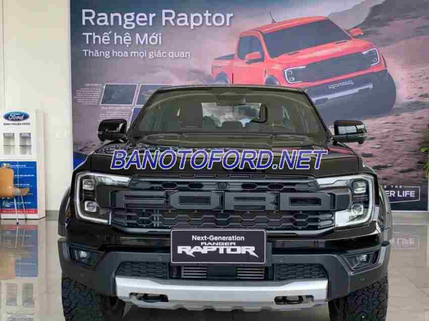 Bán xe Ford Ranger Raptor 2.0L 4x4 AT đời 2024, màu Đen, giá cạnh tranh