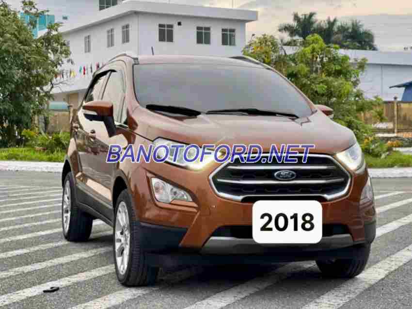 Cần bán gấp xe Ford EcoSport Titanium 1.0 EcoBoost 2018 màu Cam