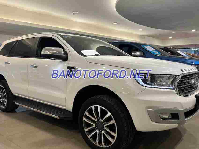 Cần bán gấp Ford Everest Titanium 2.0L 4x2 AT đời 2020, màu Trắng