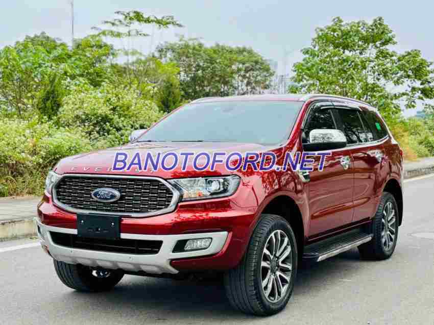 Cần bán gấp xe Ford Everest Titanium 2.0L 4x2 AT 2021 màu Đỏ