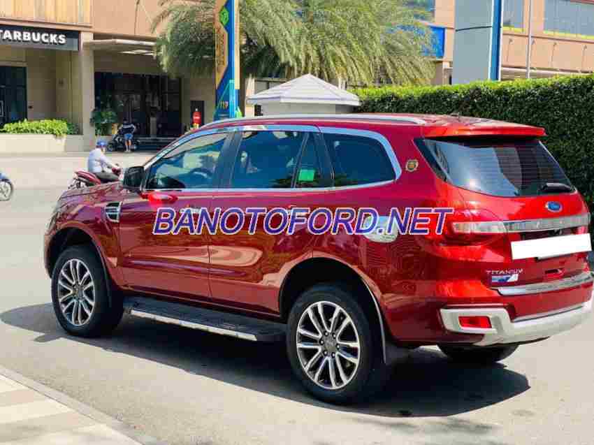 Cần bán gấp Ford Everest Titanium 2.0L 4x4 AT đời 2019, màu Đỏ