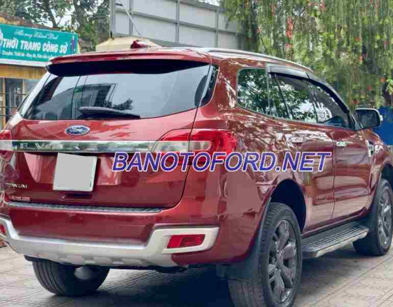 Bán Ford Everest Titanium 2.2L 4x2 AT, màu Đỏ, Máy dầu, 2016
