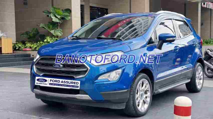 Cần bán gấp Ford EcoSport Titanium 1.5 AT đời 2020, màu Xanh